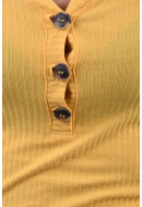 Bluza Dama Only Mona Button Rib Yolk Yellow